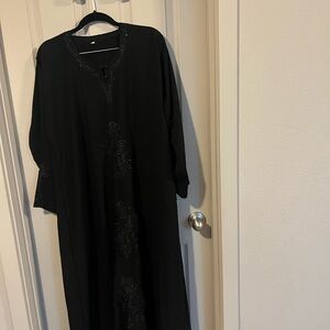 Elegant Black Long Sleeve Dress